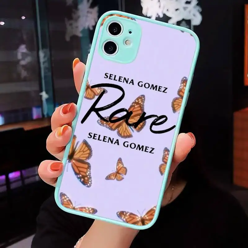 

Selena Gomez - Rare Phone Case Matte transparent For blue iPhone 12 Mini 11 Pro XR XS Max 7 8 Plus X Back Cover