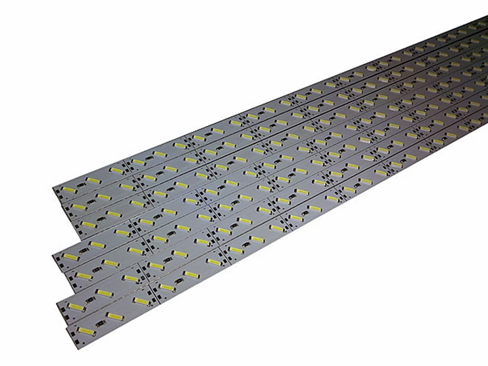 Горячие продажи 10 шт.* 50 см супер яркий жесткий бар свет DC12V 36 led SMD 8520 алюминиевый сплав светодиодные полосы света