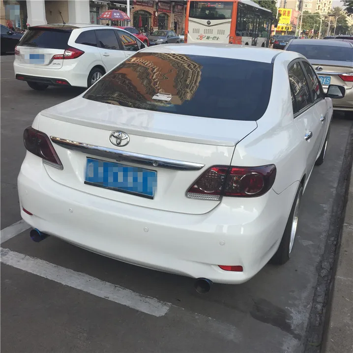 Спойлер для TOYOTA Corolla 2006-2013 спойлер высококачественный материал из АБС-пластика