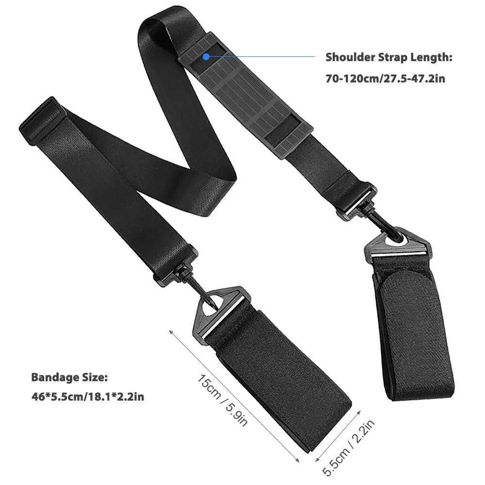 Ремешок для переноски лыжных столбов регулируемый ремешок на плечо