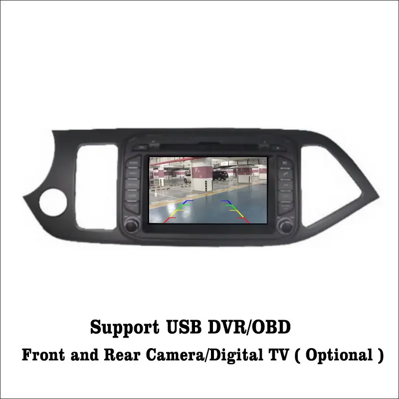 Liislee Android 7 1 2G RAM для Kia Picanto Morning Car Radio Аудио Видео Мультимедиа DVD плеер WIFI DVR GPS Navi