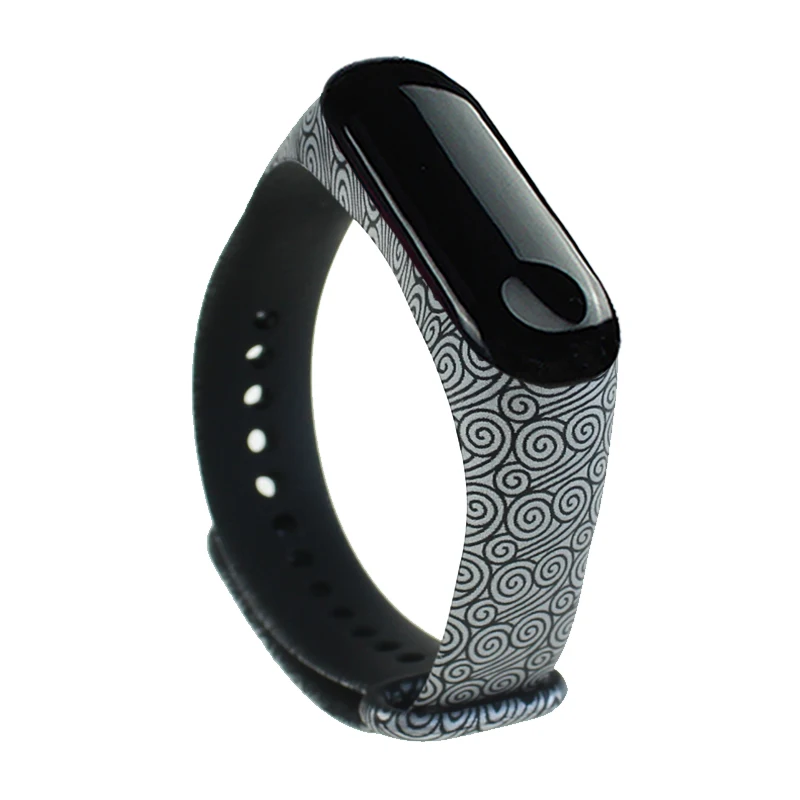Ремешок для Xiaomi Mi Band 3/4 сменный модный умный ремешок часов с защитой от потери