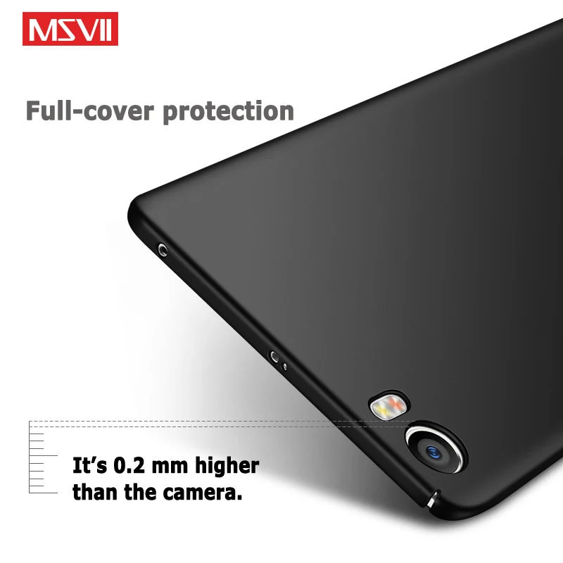 Mi5 чехол MSVII Silm матовый для Xiaomi Mi 5 s Чехол Xiomi M5 5S Global Hard PC Mi5s чехлы телефонов |