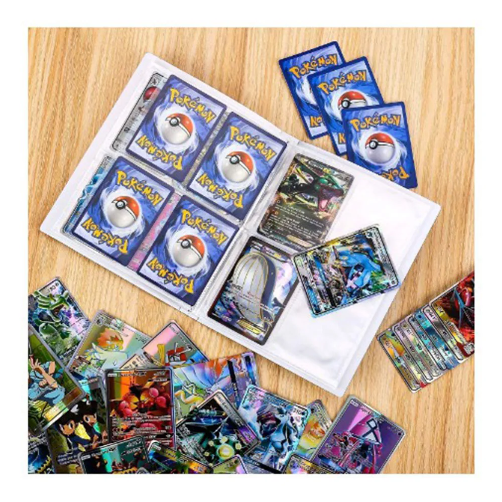 Carpeta de cartas de dibujos animados de Pokemon para ni&ntilde;os, libro de cartas de mapa de Anime, colecci&oacute;n de lista cargada, juguete para regalo, 240 Uds.-3