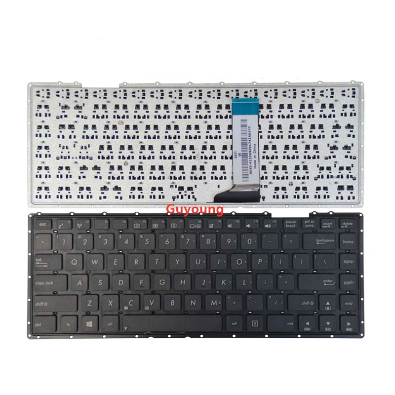 Клавиатура для ноутбука Asus X451 X451C X451CA X451M X451MA X451MAV английская клавиатура VCT40 без