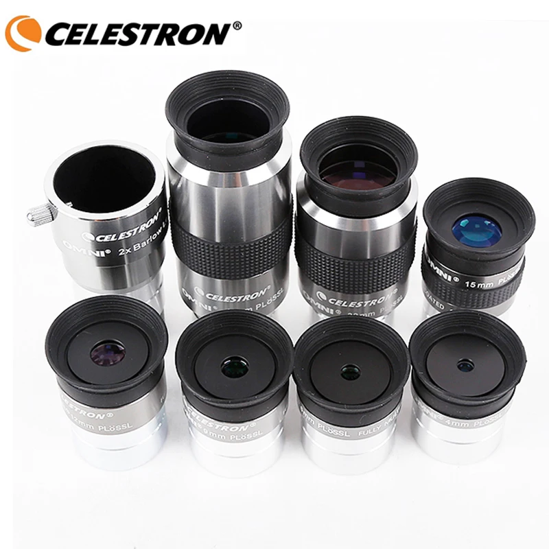 

Celestron Omni 1.25" 4mm 6mm 9mm 12mm 15mm 32mm 40mm And 2X Barlow Lens Fully Multi-Coated Metal Astronomical Telescope Eyepiece
