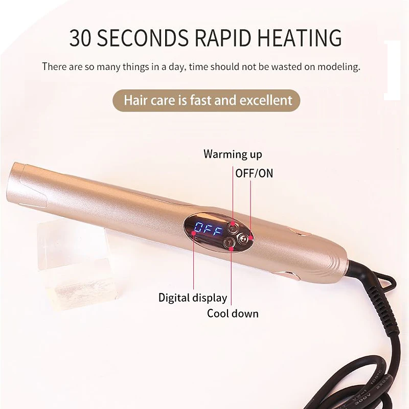 2 в 1 профессиональный электрический выпрямитель/щипцы для завивки волос