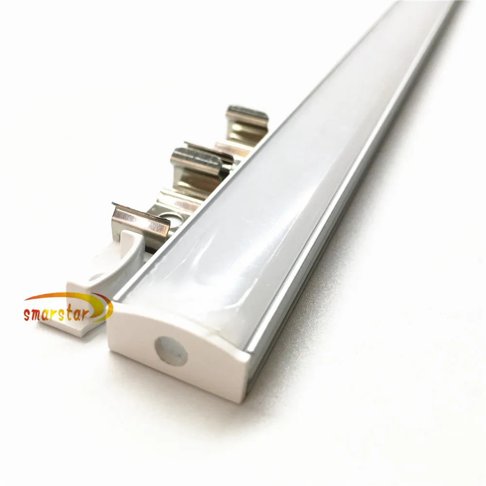 100 см U алюминиевый корпус дымчатое покрытие прожектора светодиодный бар свет