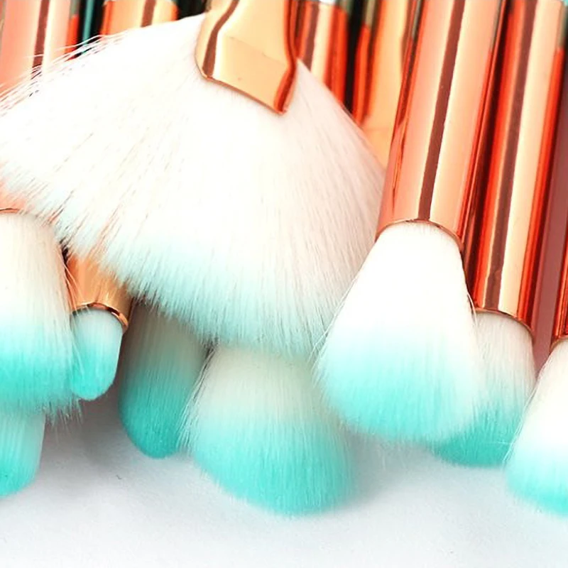 

10/11 pcs Makeup Brushes Set Mermaid Makeup Brush eyeshadow brushes Eyeliner Blush Concealer Professional Makeup Tools