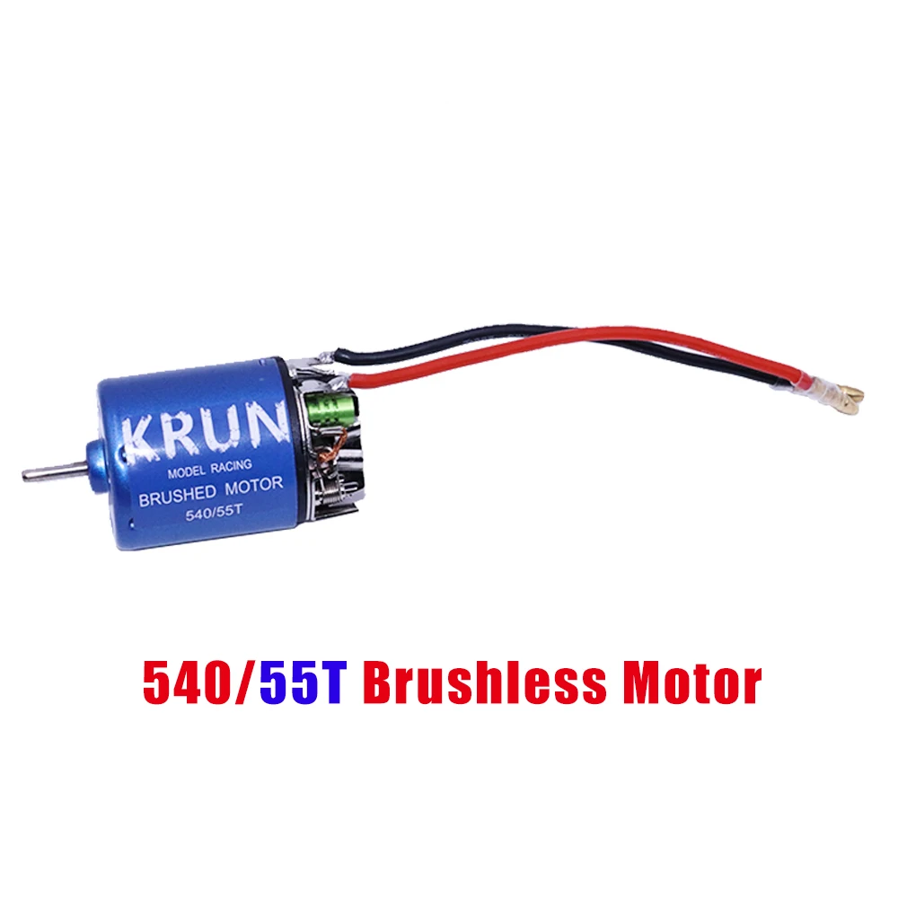 KRUNRC 540 21T 35T 45T 55T 80T 540 матовый мотор для 1/10 внедорожных рок-гусеничных альпинистских автомобилей RC щеткой моторов