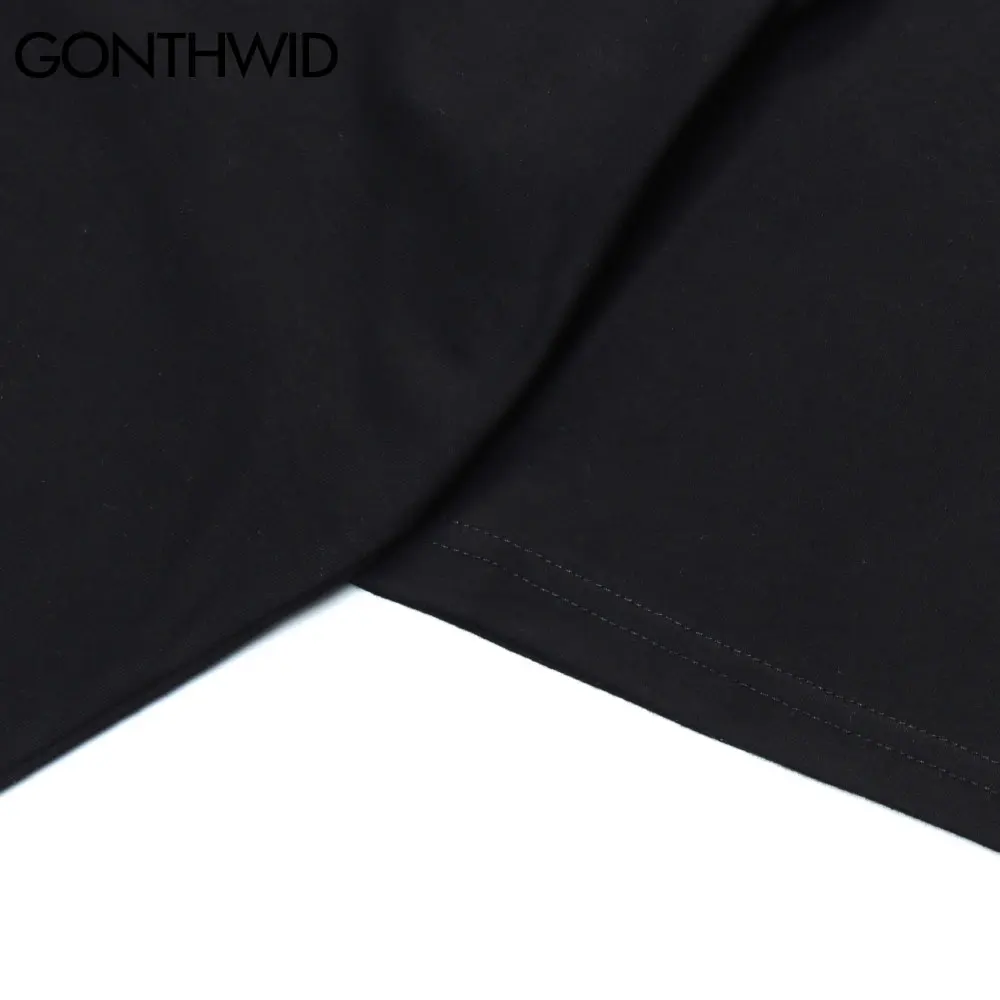 

GONTHWID Tees Shirts Toy Elephant Print Tshirts Streetwear Hip Hop Casual Short Sleeve T-Shirts Men Harajuku Fashion Cotton Tops