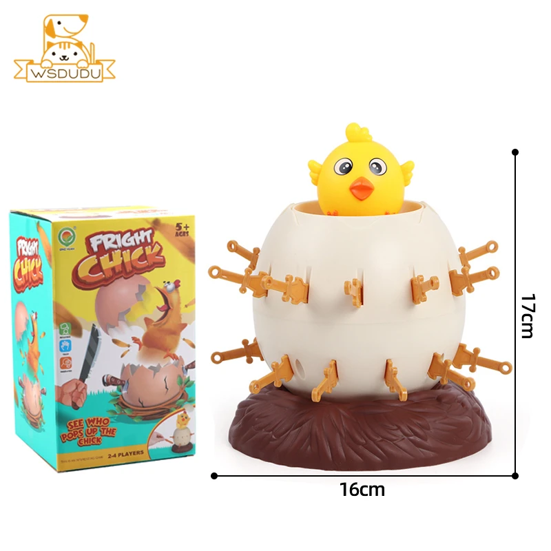 Fright цыпленок цилиндр захватывающий меч прыгающий вечерние интерактивная игра