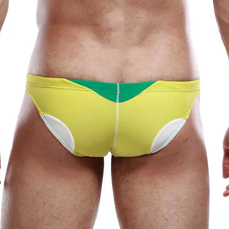 Summer Mens Bikini Swimwear Low Waist Sexy Gay Swimming Briefs Fashion Male Slim Triangle Swimsuit Sport Beach Surfing Trunks | Спорт и
