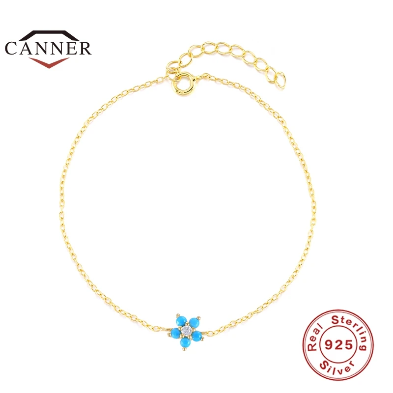 Автоклав реальные 925 стерлингового серебра браслет для женщин бирюзового цвета