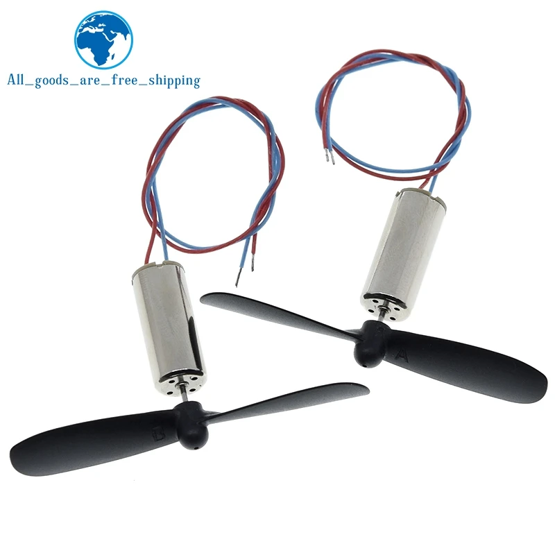 1 комплект = 2 шт. DC3.7-4.2V 716 7*16 мм микро DIY RC вертолет двигатель постоянного тока с
