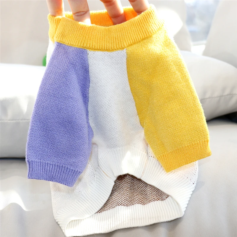 Свитер для собак Осень-зима свитер щенка теплый и плотный | Дом сад