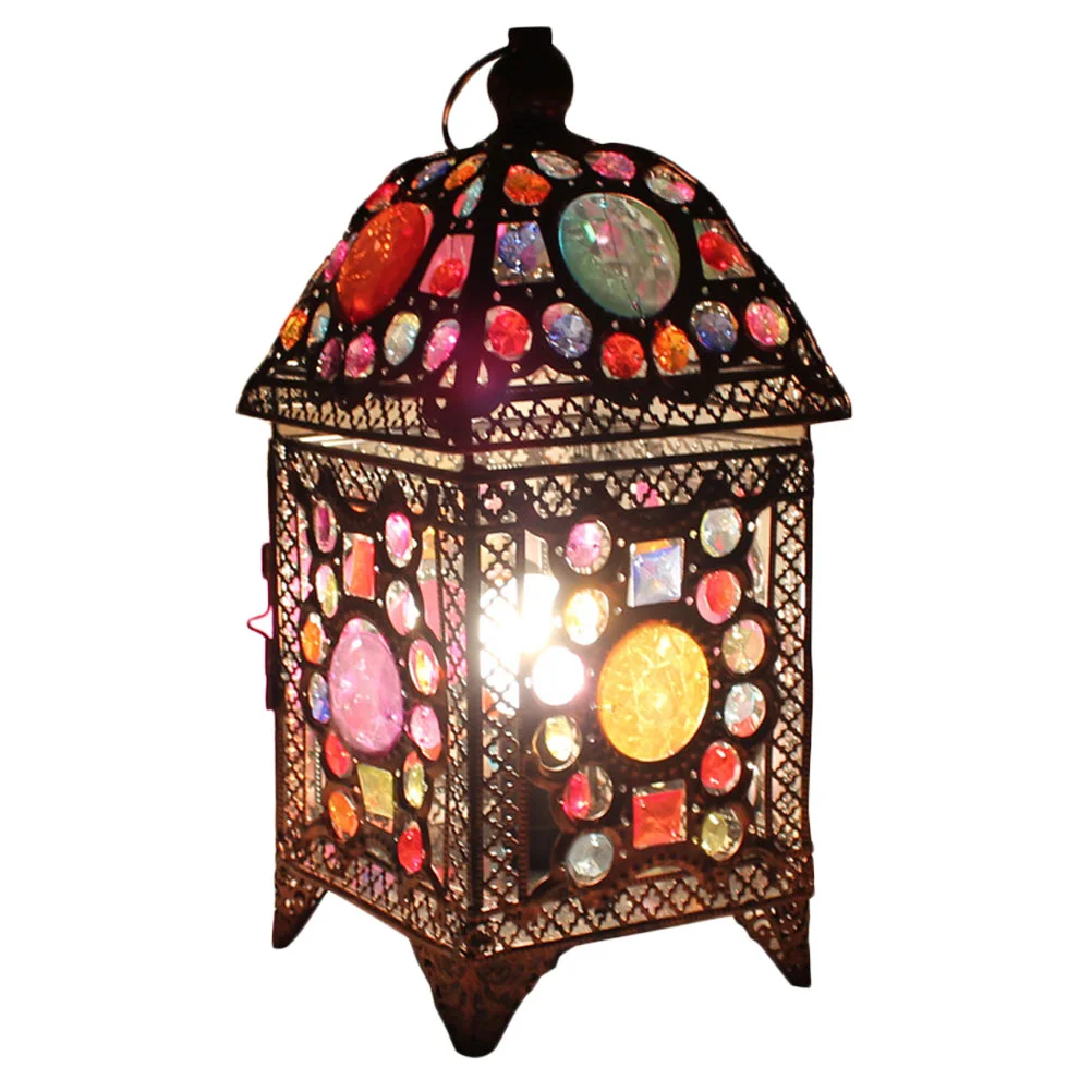 

Retro LED Desk Lamp Luxurious Warm Light European Style Bedroom Bedside Lamp