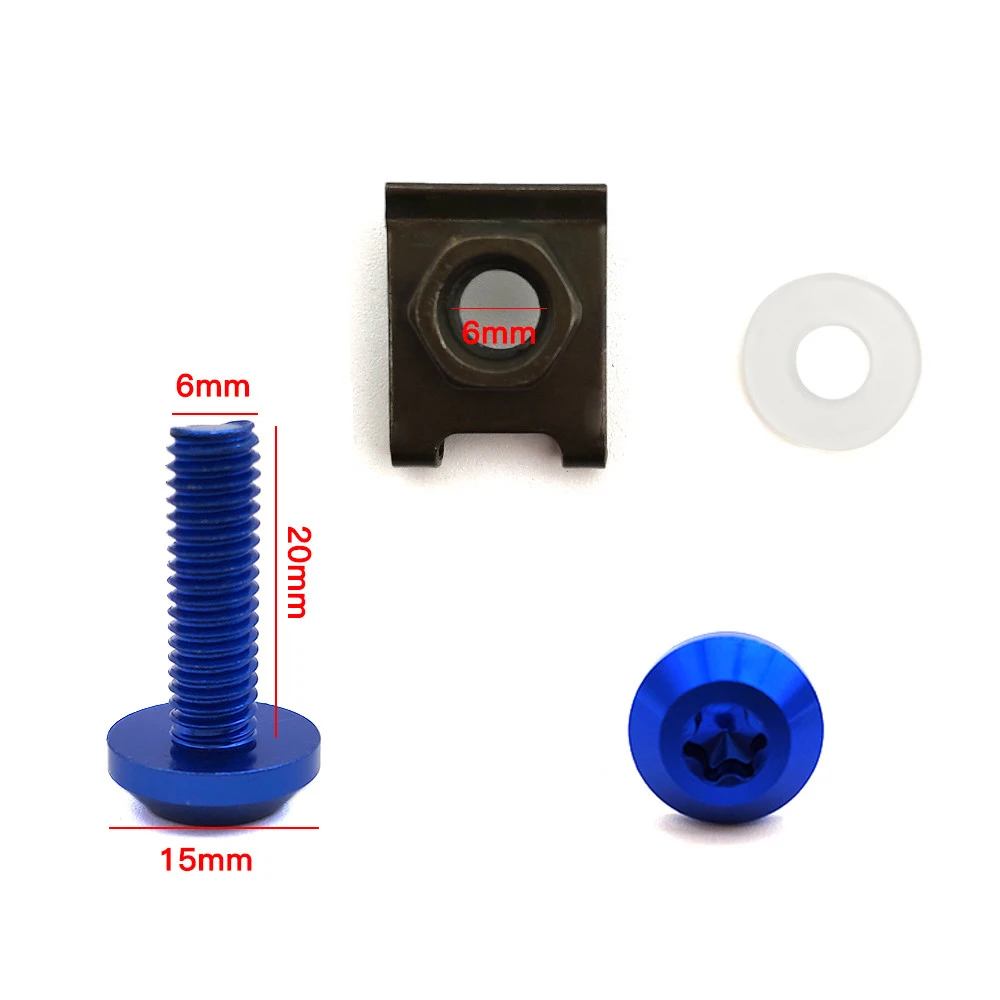 Универсальные винты для обтекателя мотоцикла крепежные зажимы комплект