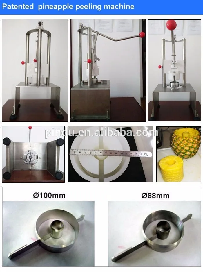 

Low Price Wholesale Pineapple Cutting Machinery/Pineapple Peeler Machine