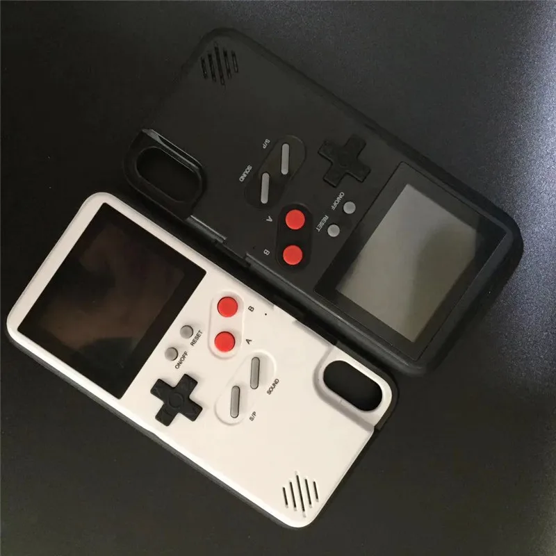 Полноцветный дисплей 36 игровых чехлов для телефона iPhone Xs Max Xr X Gameboy чехол 6 7 8 Plus