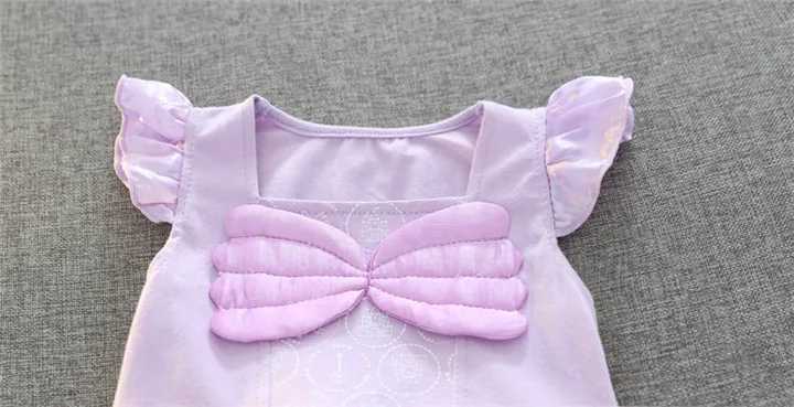 Милое платье русалки для девочек Детский костюм косплея на Хэллоуин женское