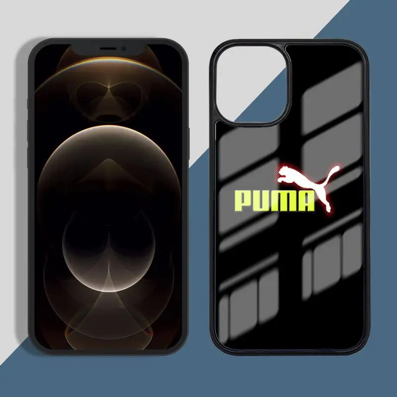 

Sports brand puma Phone Case PC for iPhone 11 12 pro XS MAX 8 7 6 6S Plus X 5S SE 2020 XR