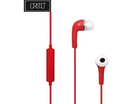 

Critic J5 Earbuds Earphones Red