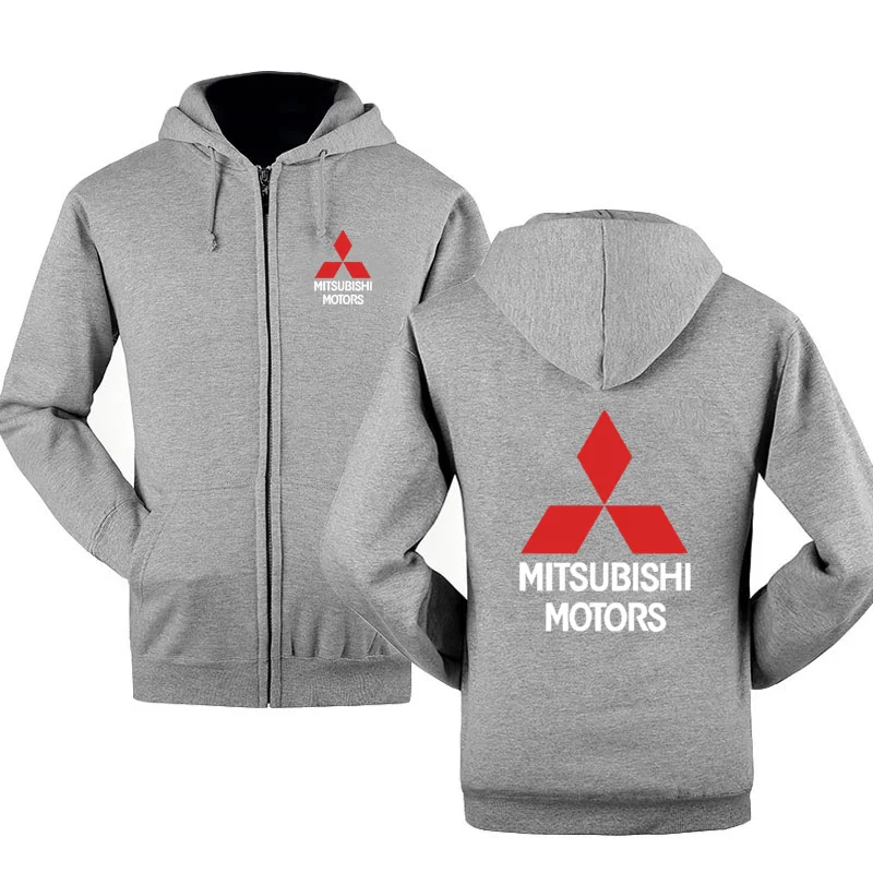 

Men's Hoodies Mitsubishi Car Logo Print Spring Autumn Men's Jacket Hoodie Fashion Casual Hoody Male Tops Clothing