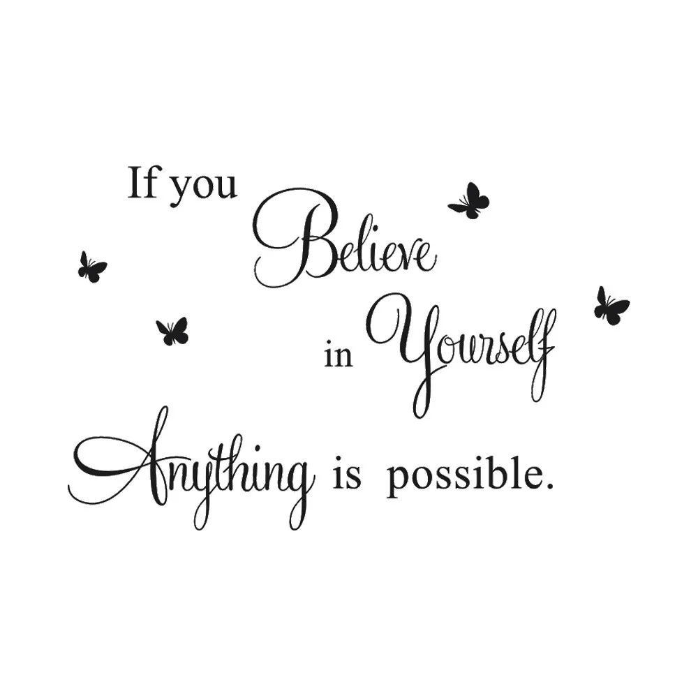 Если вы верите настенные наклейки для детских комнат Настенная Наклейка комнаты