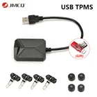 Система контроля давления в шинах JMCQ, USB, Android, TPMS, дисплей для мультимедийного плеера автомобильный dvd-плеер Android с 4 датчиками