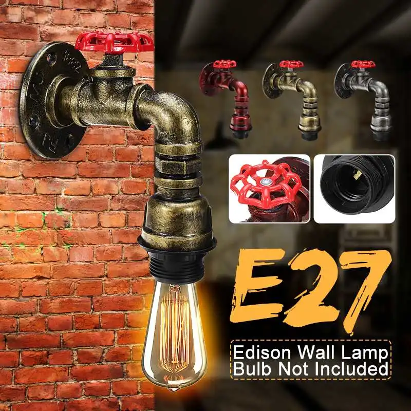 60 Вт Настенный светильник в стиле ретро настенный для помещений спальни гостиной