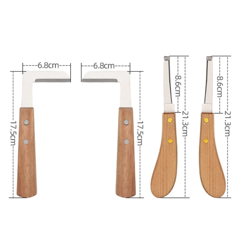 2 шт. лошадь кузнеца ножик для ног в форме подковы инструменты ремонта ручка Нож