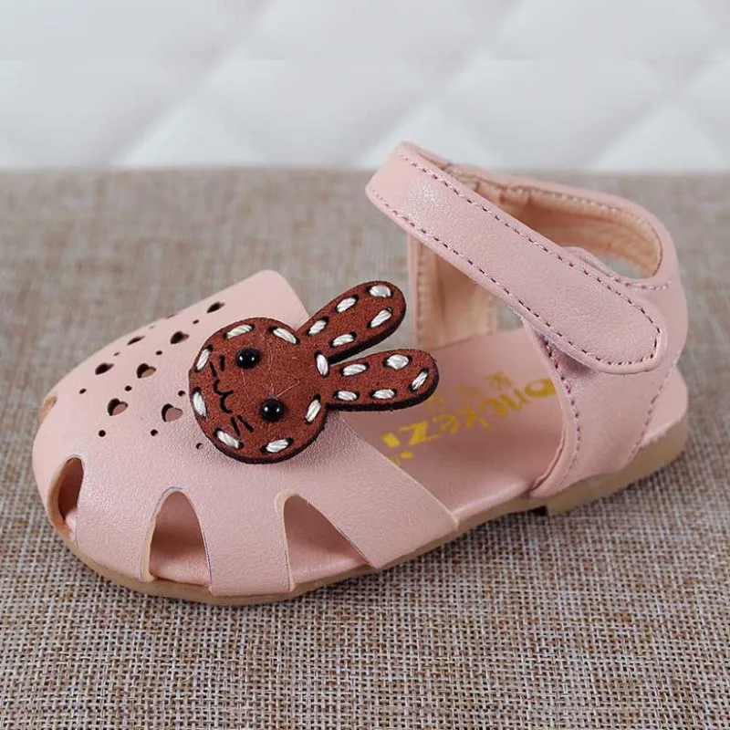 Baby Girl Summer Garden Sandals Flower Princess Girls Anti Slip Soft Sole Rabbit Hollow Casual Shoes Super 1-3Y |
