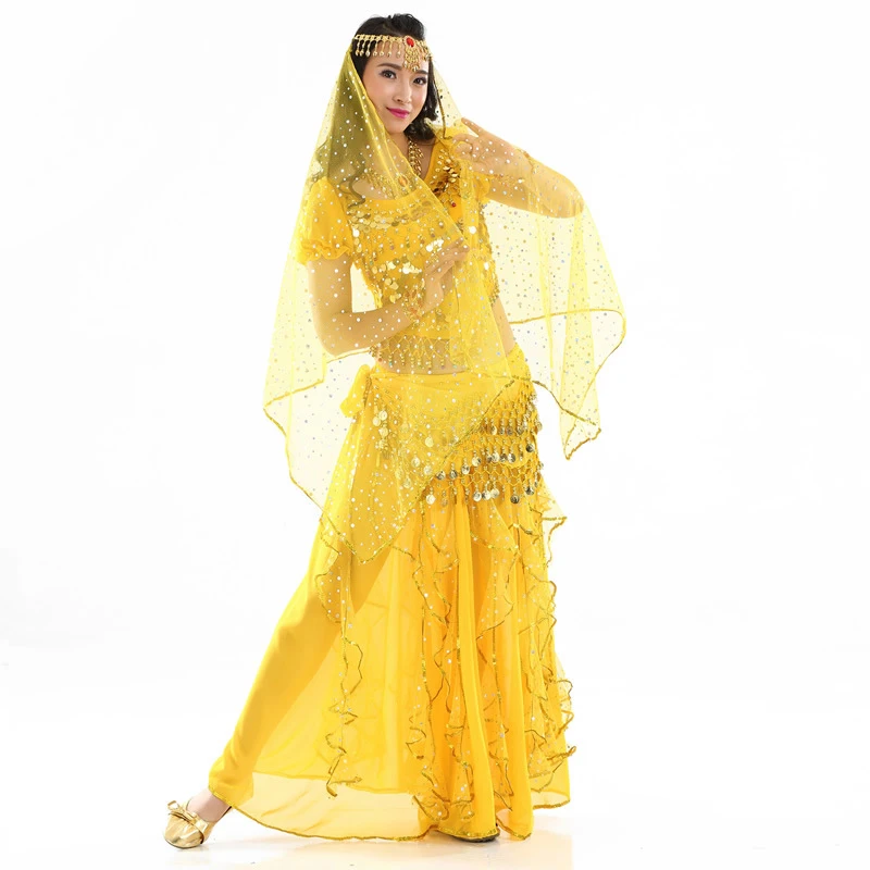 5 шт./компл. костюмы для танца живота Восточные Танцевальные Костюмы карнавальные