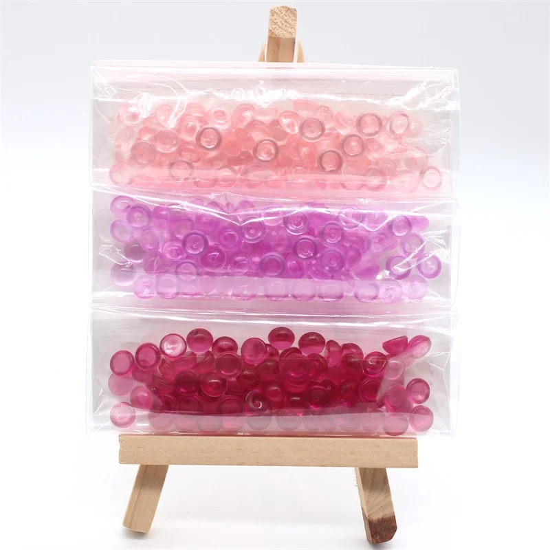 Полупрозрачные бусины из арилового камня KSCRAFT 7 мм смешанные цвета для рукоделия