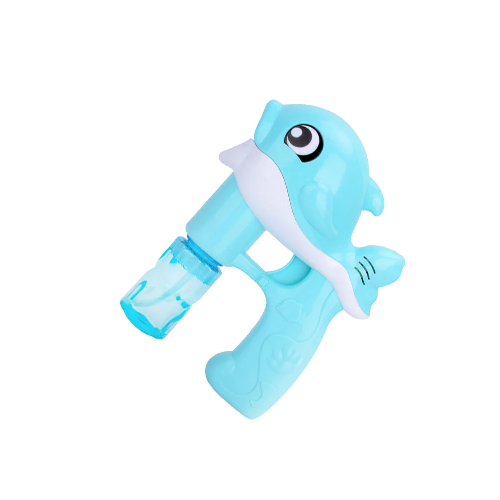 

1PC Electrical Bubble Machine Dolphin Shape Bubbler Bubble Maker Creative Gift with 2pcs Bubble Water Blue