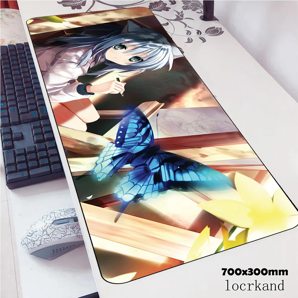 

Игровой коврик для мыши locrkand для девочек, гелевый коврик для мыши 900x400x2 мм, игровой коврик для компьютерного стола, персональный Коврик для м...