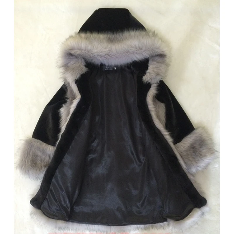 Женское зимнее пальто из искусственного меха 2019 повседневное теплое лисьего