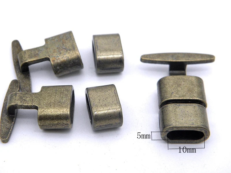 5*10 мм 5 шт./лот сделай сам кожаный шнур соединитель для браслета фурнитура