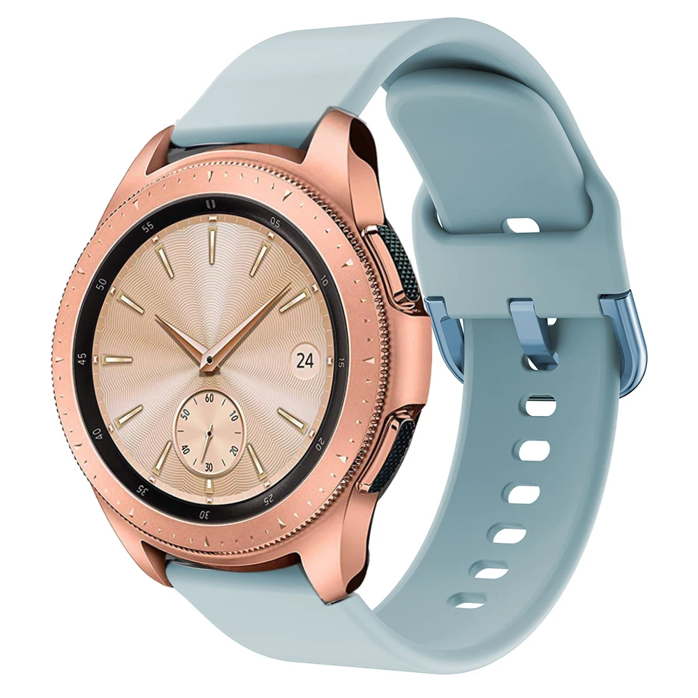 Ремешок силиконовый для Samsung Galaxy Watch 42 мм/Galaxy Active 2 сменный браслет Gear S2 Classic 20 мм |