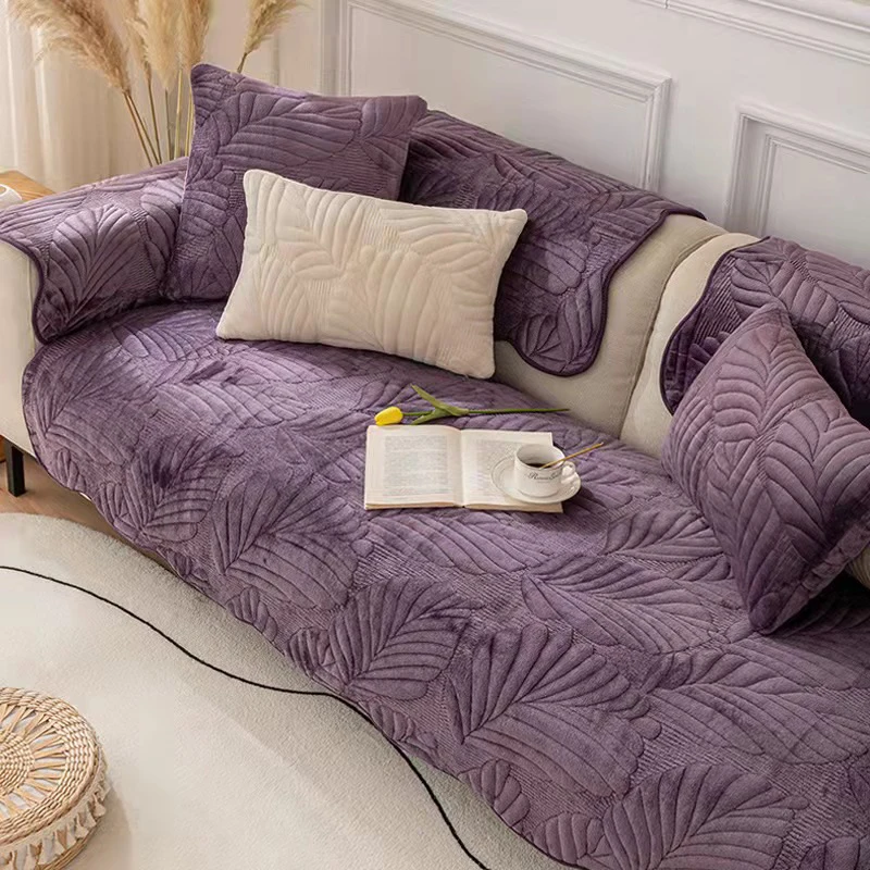 

New Crystal Velvet sofa cover plaid on the sofa blanket Armchair Towel cushion cover slipcover sofa covers for living room decor