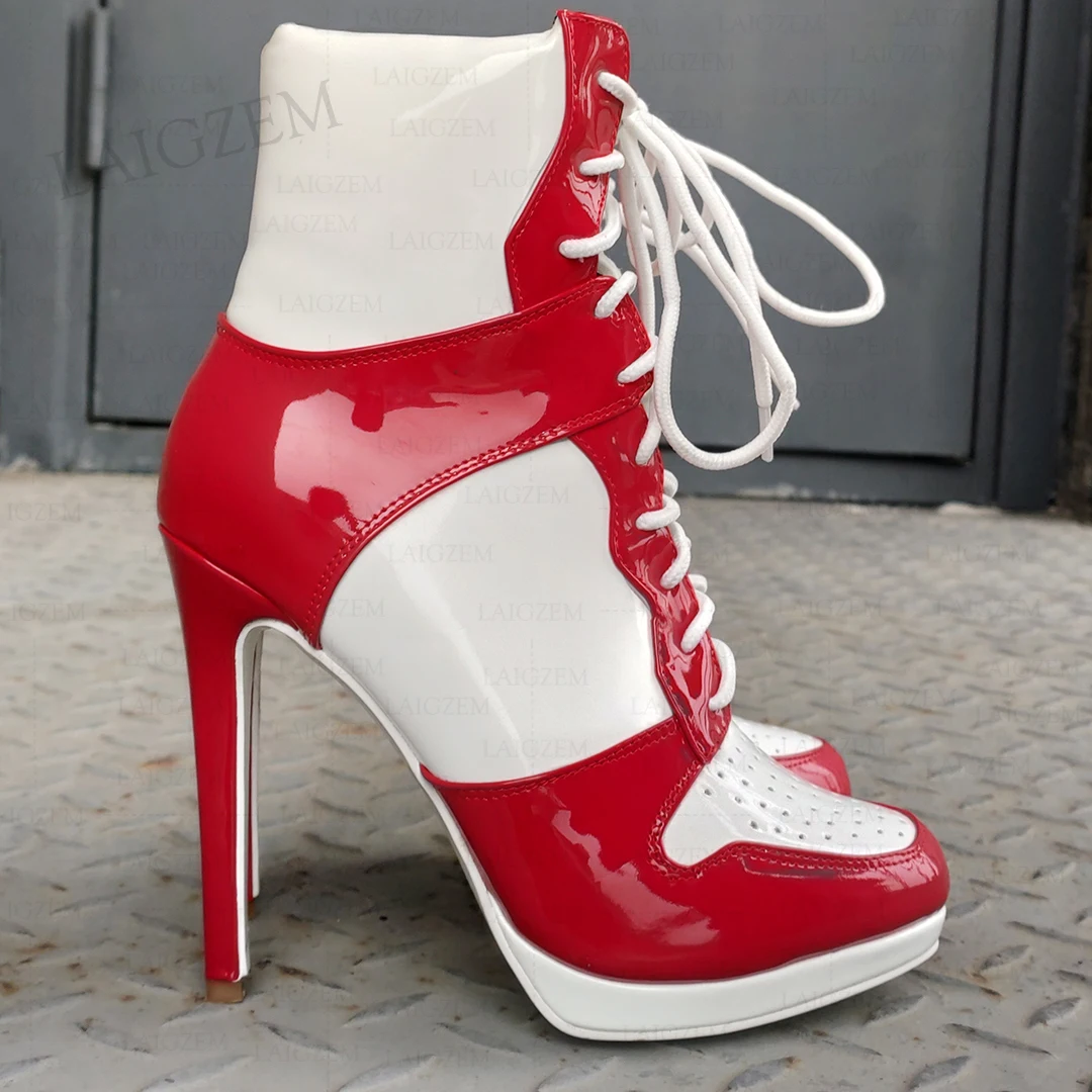 Женские ботильоны с круглым носком на тонком высоком каблуке | Обувь