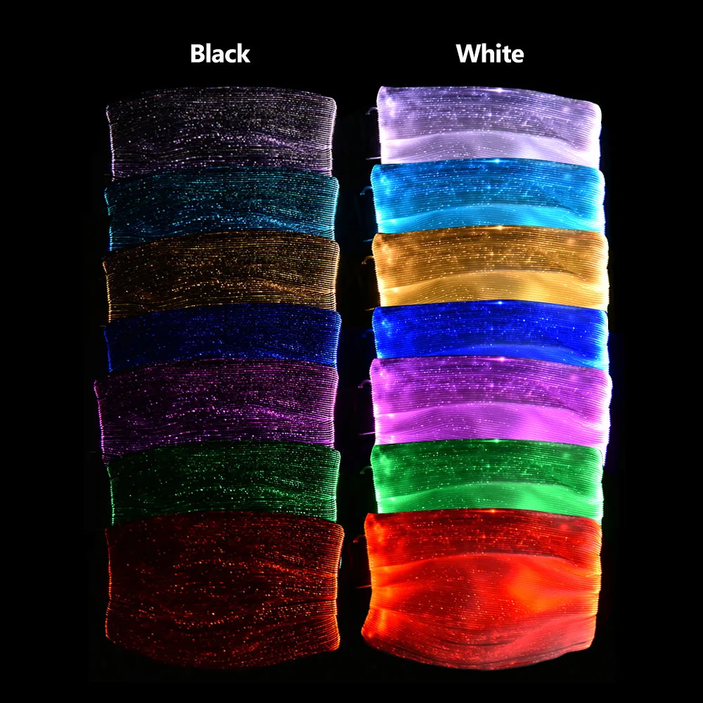 Светящаяся светодиодная маска для вечеринки 7 цветов мигающая Хэллоуина