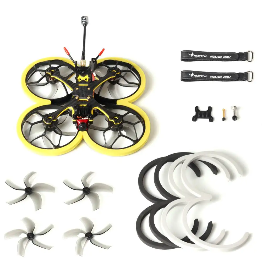 295g HGLRC Veyron35 CR Pusher HD 3 5 дюймов 3-6S Aeolus 2105 двигатели CADDX Polar Vista FPV Cinewhoop гоночный Дрон