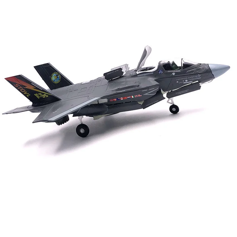 1:72 1/72 весы армии США F-35 F-35B F35 Lightning II Joint Strike истребитель литой металлический
