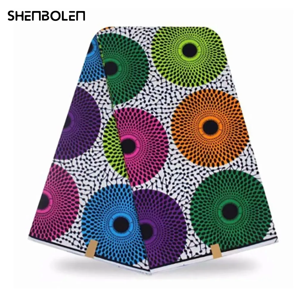 Ткань из Анкары Африканский полиэстер с Африканским восковым принтом высокое