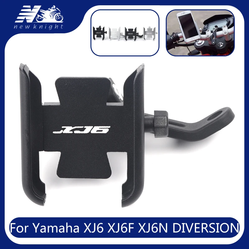 

For Yamaha XJ6 XJ6F XJ6N DIVERSION Motorcycle Mobile Phone Holder GPS Navigator Rearview Mirror Handlebar Bracket Accessories