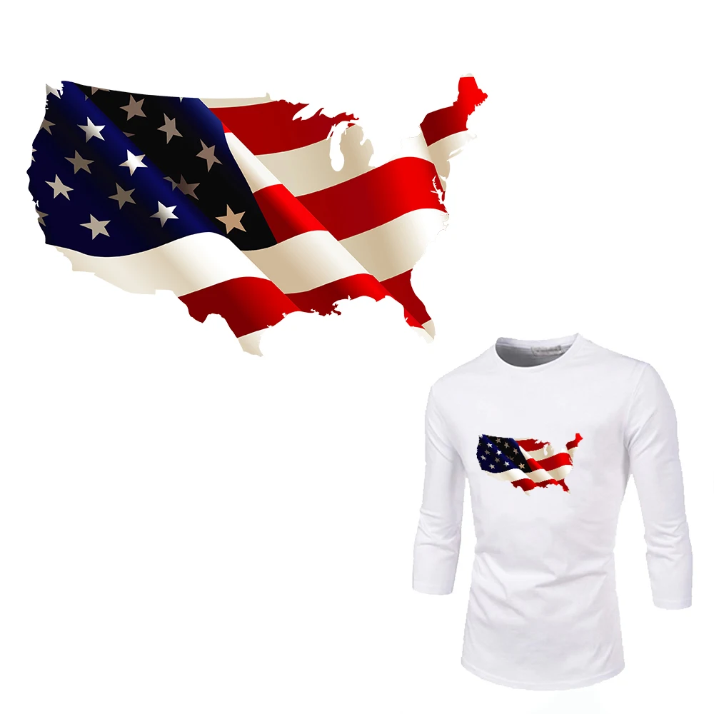 Нашивки с национальным флагом для одежды термоклейкие нашивки футболок брюк