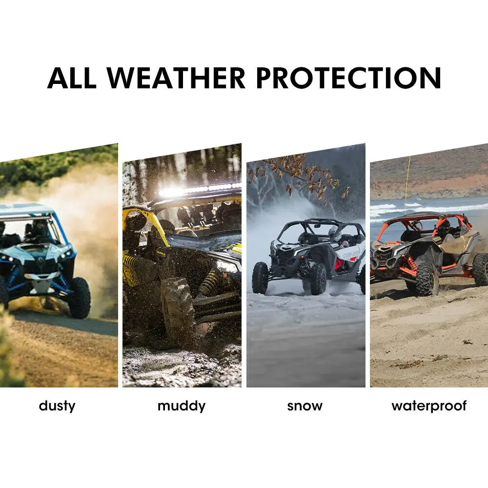 UTV всепогодная резиновая передняя подкладка протектор коврики для Polaris RZR XP 1000- коврики набор