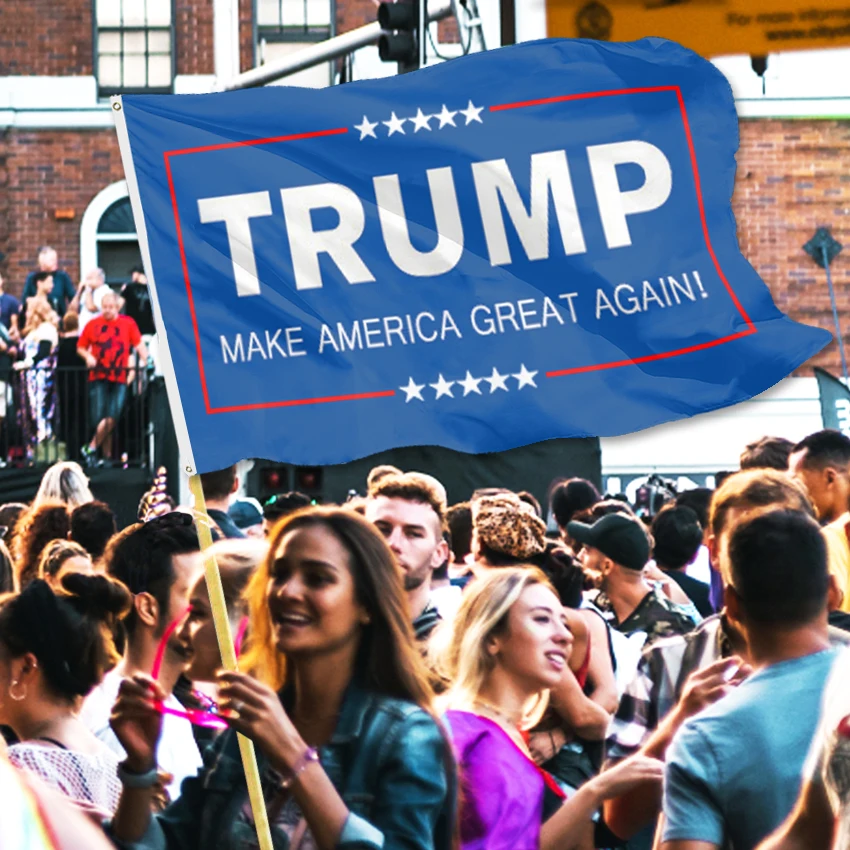 

3x5 Feet 2020 No More Bull Flag All Aboard The Trump Train 2020 Flag Made by 100% Polyester Vivid Color and UV Fade Resident